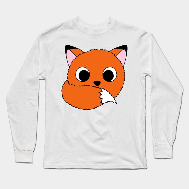 Fox Puff Long Sleeve T-Shirt by Destination Creativity